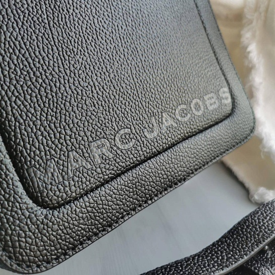 Женская сумка Marc Jacobs The Textured Mini Box Black 20x15 см