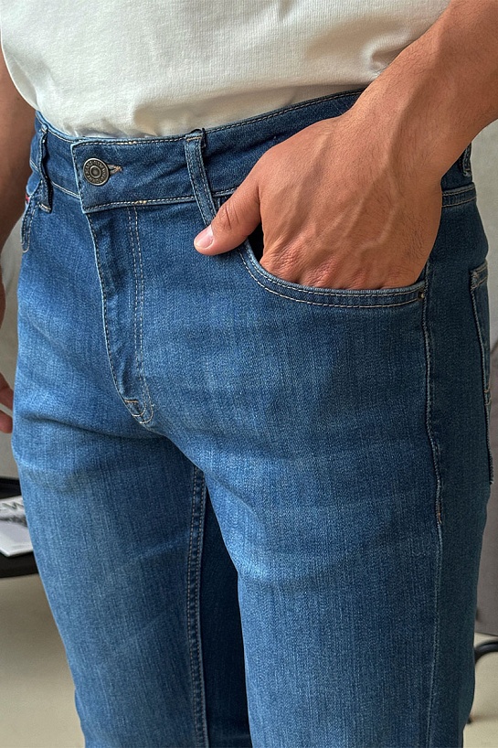 Мужские синие джинсы Tommy Hilfiger Austin Slim Tapered