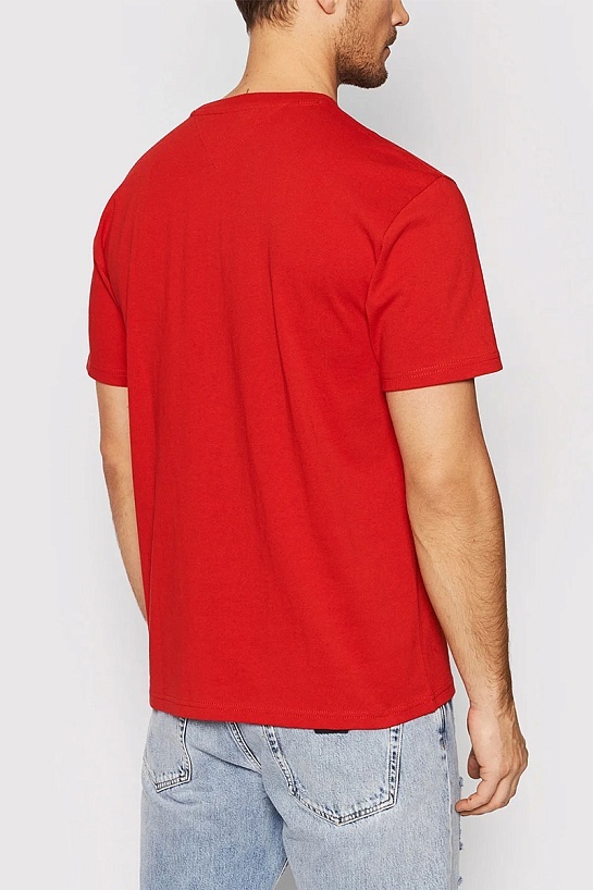 Футболка красного цвета Tommy Hilfiger classic badge
