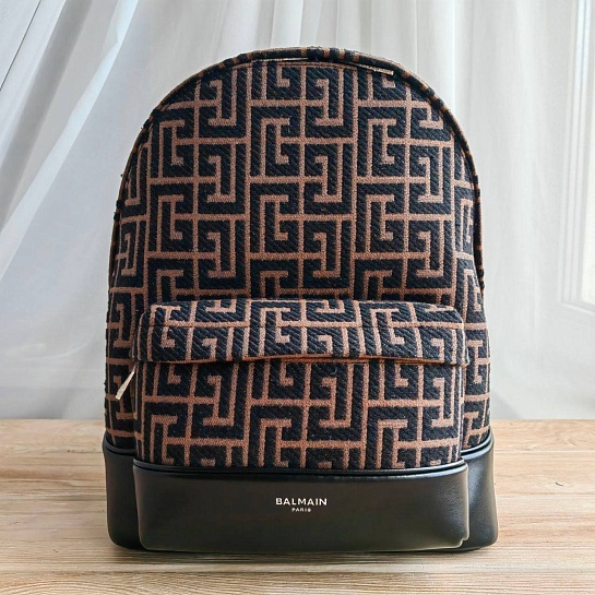 Рюкзак Balmain Jacquard Monogram 30x24 см (2 расцветки)