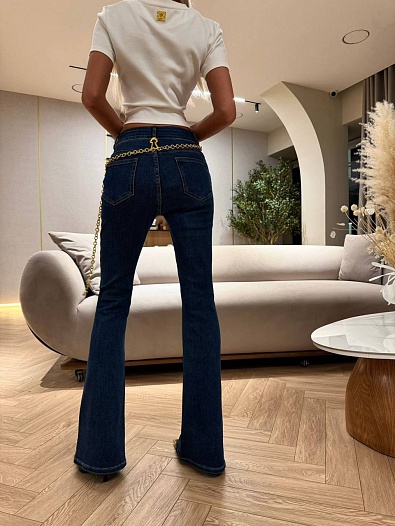 Женские синие джинсы Schiaparelli premium   