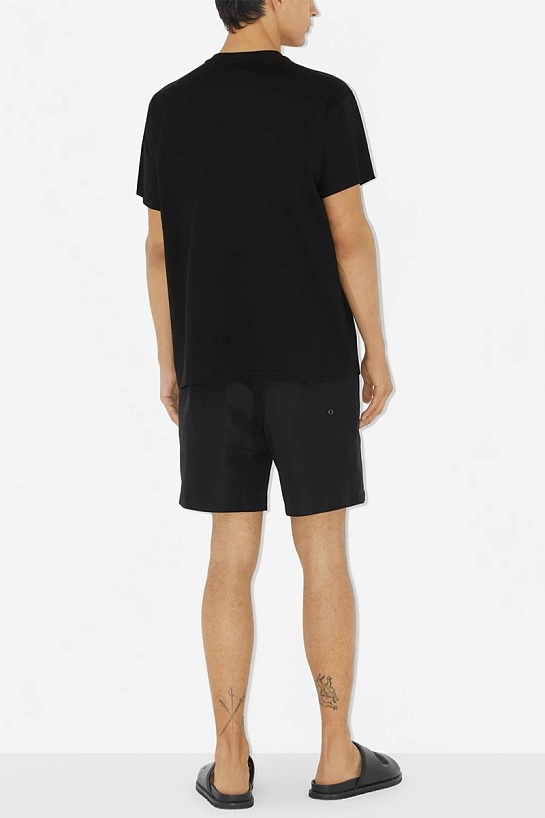 Мужская футболка Burberry чёрного цвета