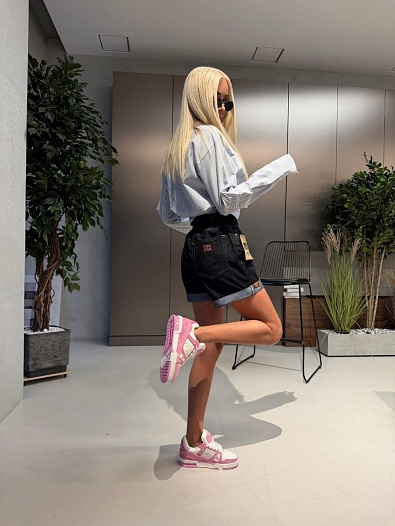 Женская джинсовые шорты MIU MIU premium   