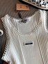 Женская белая майка MIU MIU premium