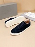 Замшевые кроссовки Brunello Cucinelli low-top - Navy
