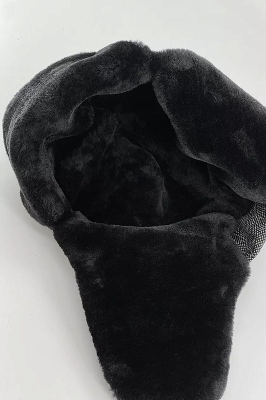 Шапка-ушанка Calvin Klein серого цвета