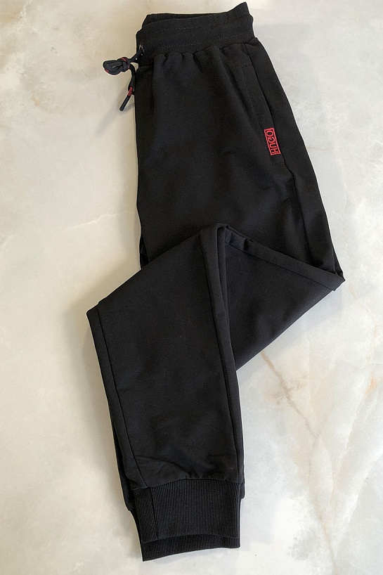 Мужские чёрные штаны Hugo Boss