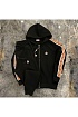 Мужская брендовая кофта Moncler чёрного цвета