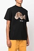 Чёрная оверсайз футболка Palm Angels Leopard Bear