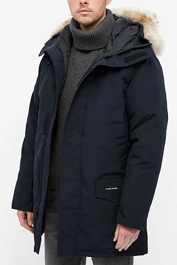 Утеплённая парка тёмно-синего цвета Canada Goose Langford   