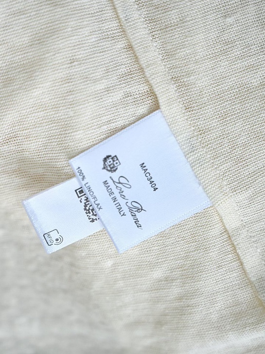 Мужское бежевое поло Loro Piana premium