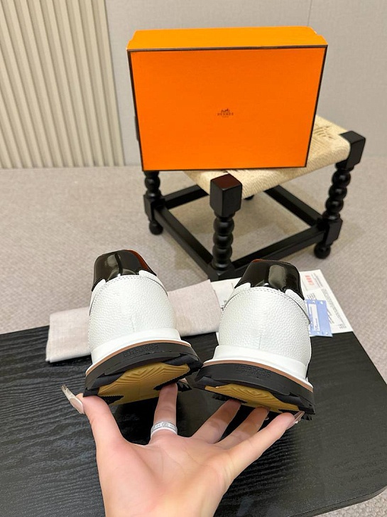 Мужские комбинированные кроссовки Hermes