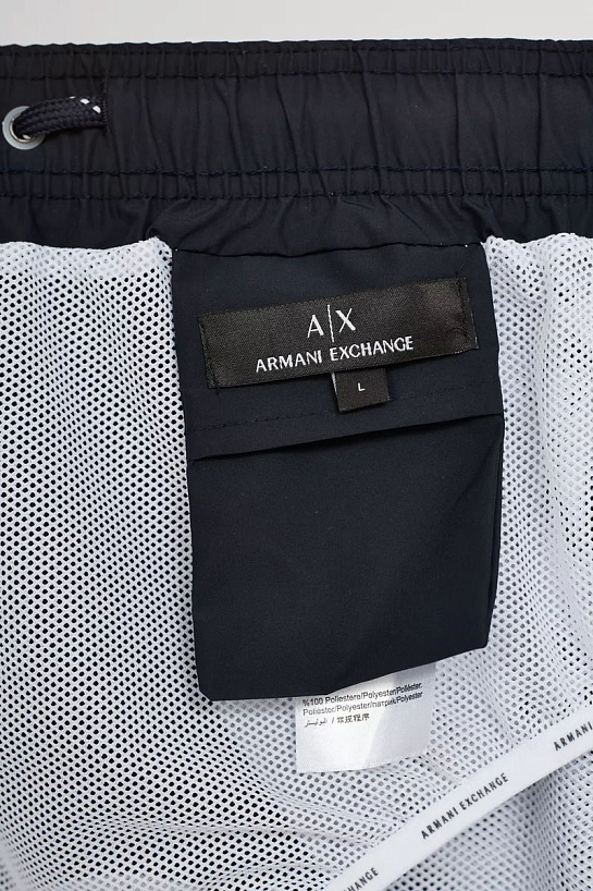 Мужские тёмно-синие шорты Armani Exchange