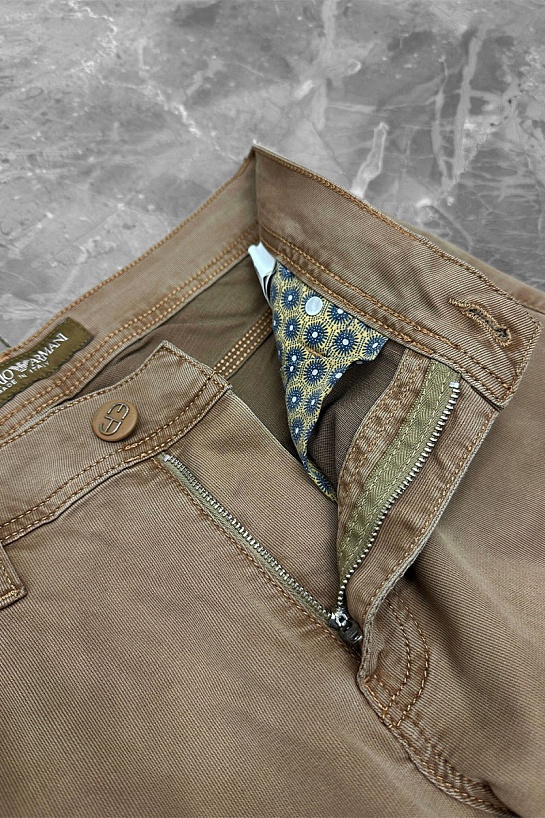 Мужские джинсы Emporio Armani straight - Brown