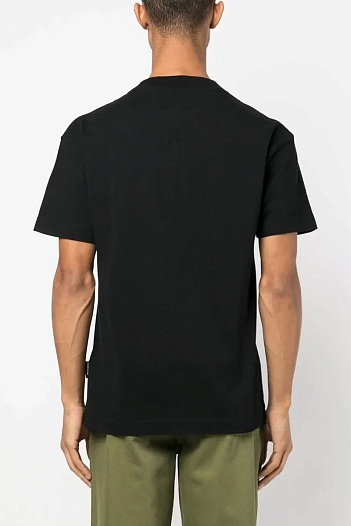 Чёрная футболка Palm Angels star sprayed   