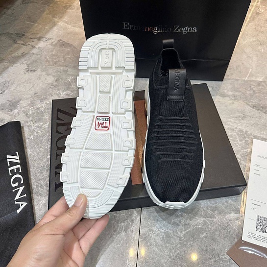 Мужские текстильные кроссовки Ermenegildo Zegna