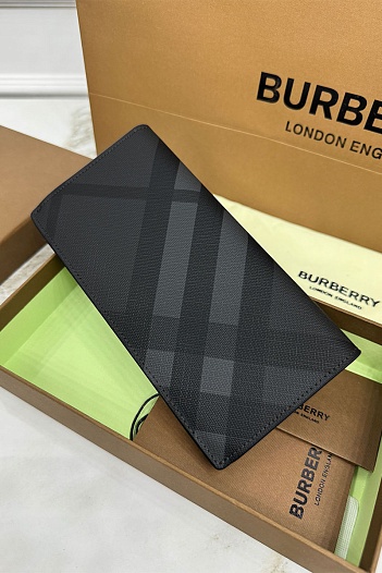 Кожаный бумажник Burberry Premium 19x10x2.5 см   