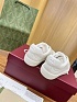 Женские кожаные кеды Gucci Premium - White