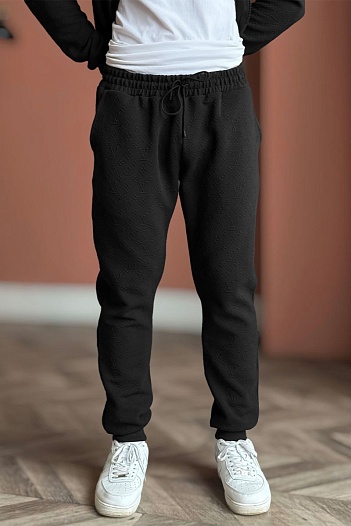 Спортивные штаны Louis Vuitton monogram all-over - Black   