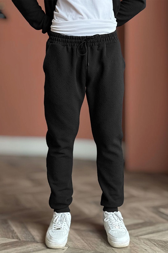 Спортивные штаны Louis Vuitton monogram all-over - Black