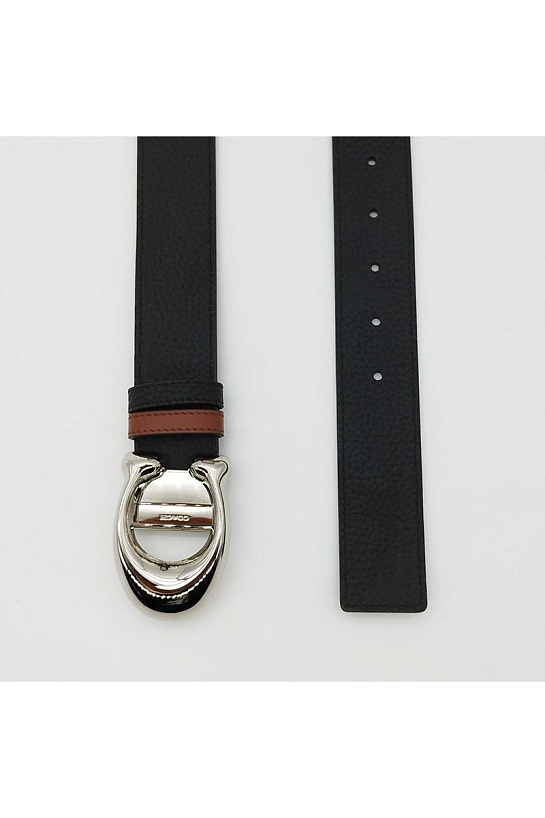 Двусторонний кожаный ремень Coach (ширина 3.8 см, длина 110 см)