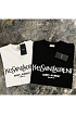 Белая оверсайз футболка Yves Saint Laurent Paris