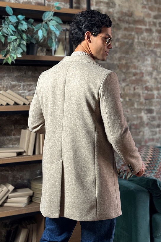 Мужское пальто Burberry London England - Beige