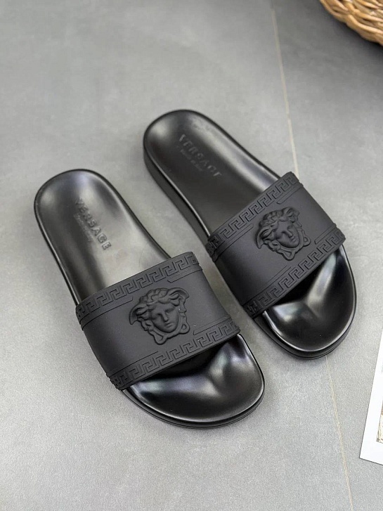Мужские шлёпанцы Versace Medusa