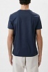 Синяя футболка Emporio Armani Milano logo-print