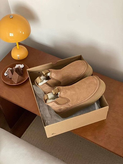 Женские ботинки UGG Neumel Platform - Beige   
