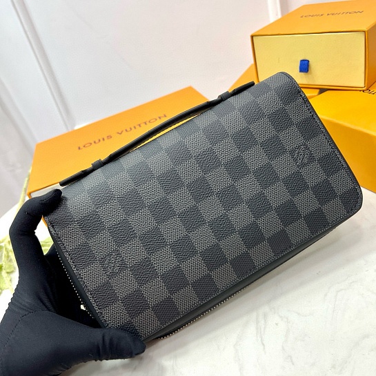 Кожаное портмоне Louis Vuitton Zippy XL Premium 22x12x5 см