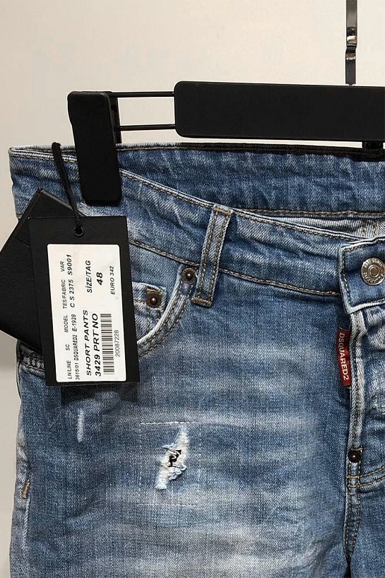 Мужские джинсовые шорты Dsquared2
