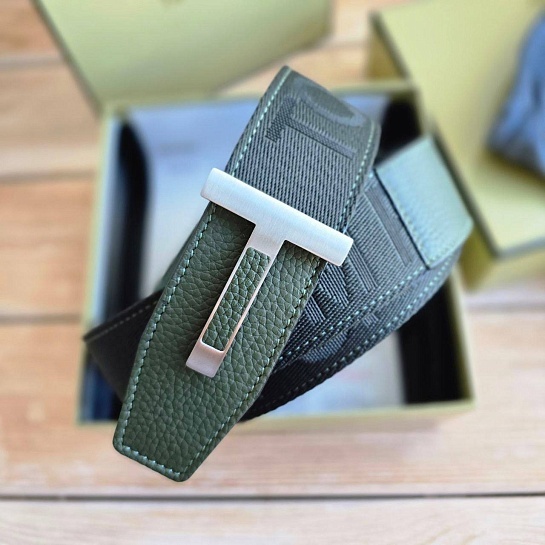 Двусторонний кожаный ремень Tom Ford (длина 105 см)