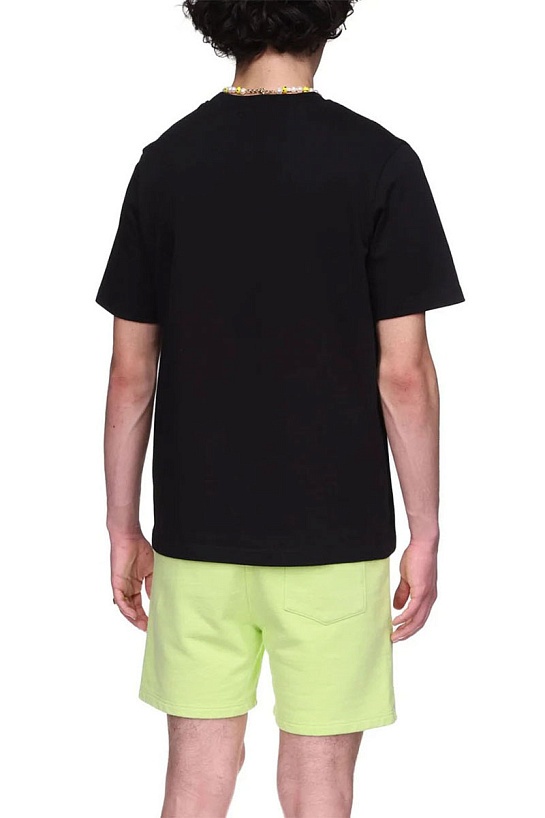 Чёрная футболка Casablanca Afro Cubism Tennis Club