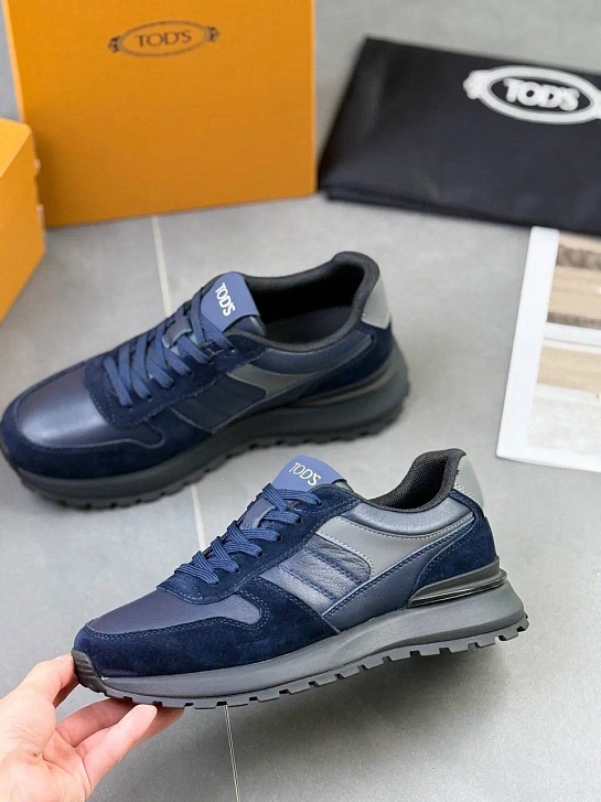 Мужские кроссовки Tod's синего цвета