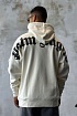 Утеплённое оверсайз худи Palm Angels Classic Logo - White