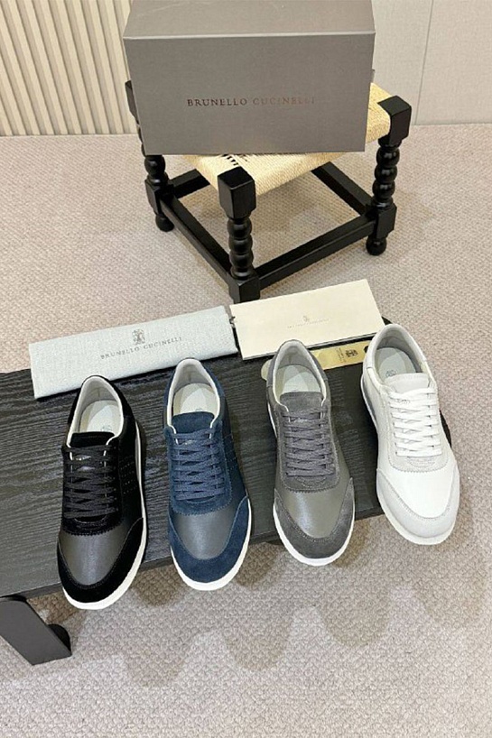Мужские кроссовки Brunello Cucinelli low-top - Navy