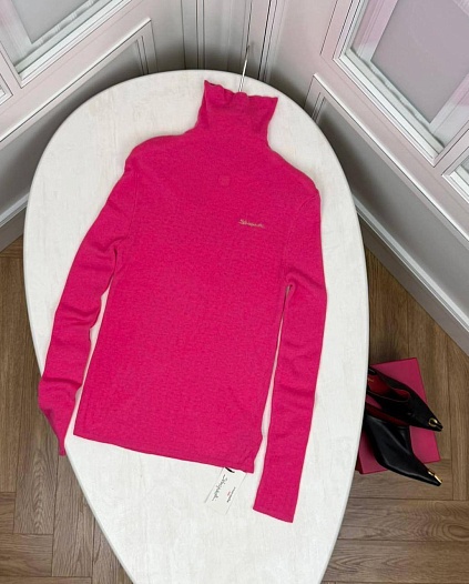 Женская водолазка Schiaparelli premium - Pink   