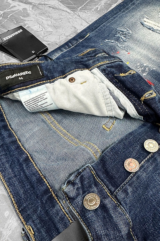 Мужские джинсовые шорты Dsquared2