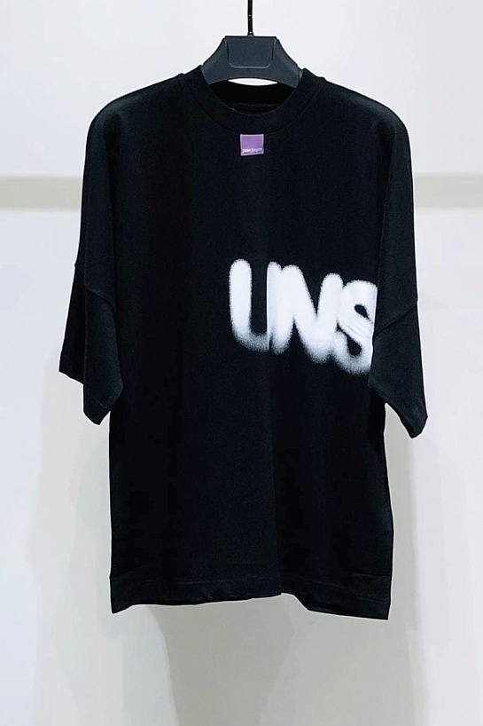 Мужская оверсайз футболка Palm Angels "Unspoken" - Black