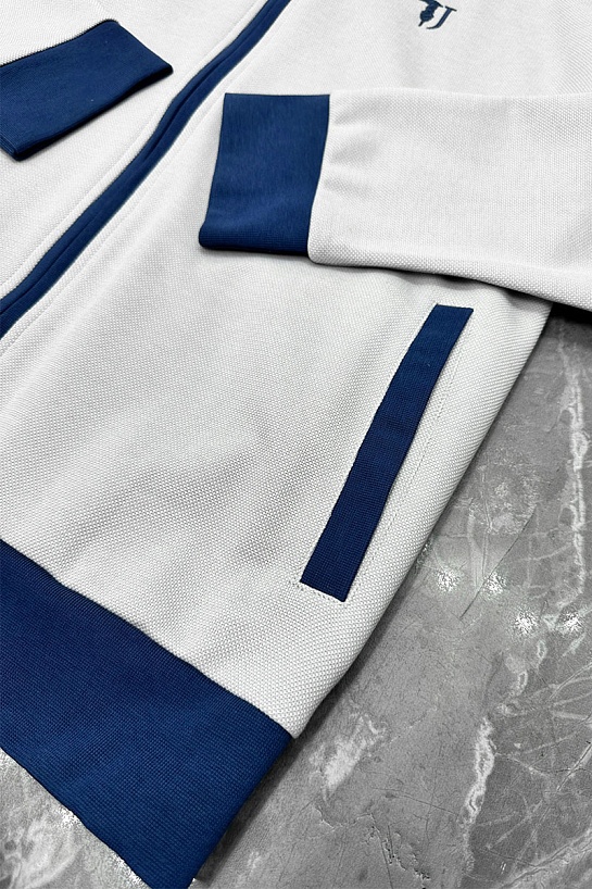 Мужская кофта Trussardi embroidered logo - White