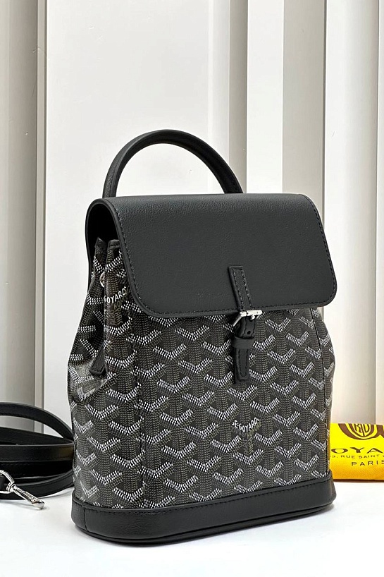 Женский рюкзак Goyard Alpin Mini Premium 23x19x9.5 см - Black