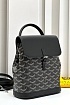 Женский рюкзак Goyard Alpin Mini Premium 23x19x9.5 см - Black