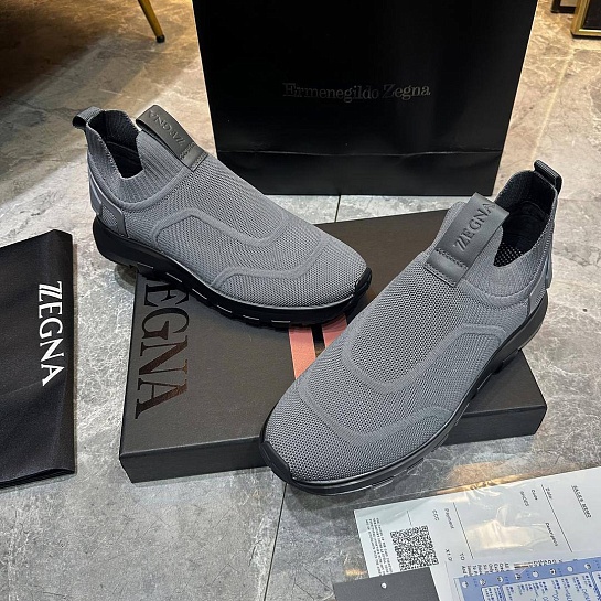 Мужские текстильные кроссовки Ermenegildo Zegna