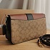 Женская кожаная сумка Coach Georgie 27x15 см