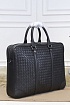 Кожаный портфель Bottega Veneta premium 38x28x7 см
