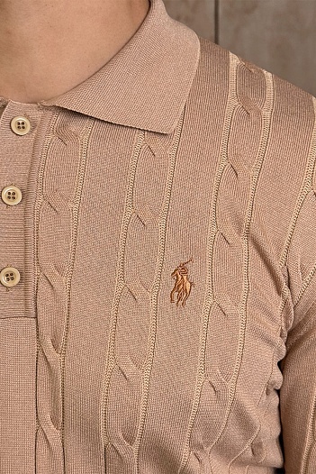 Мужское бежевое поло Роlо Ralрh Lаurеn   