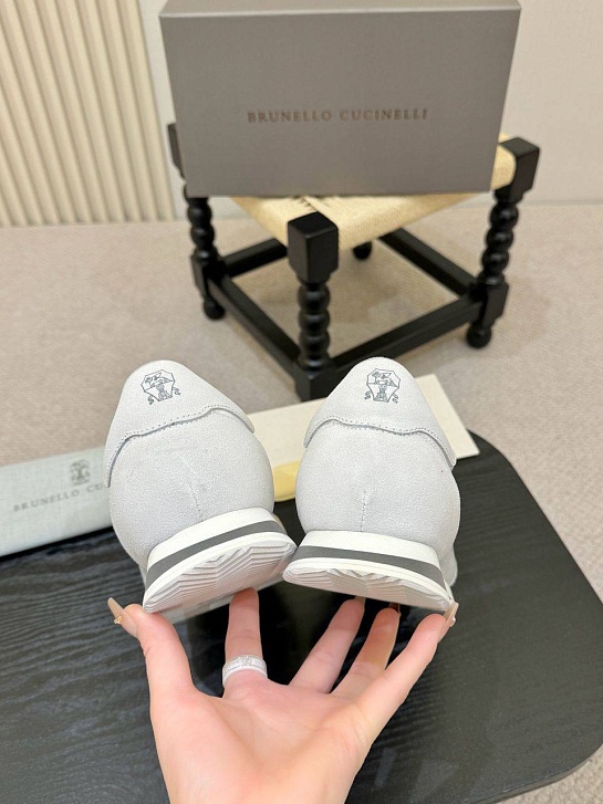 Мужские кроссовки Brunello Cucinelli low-top - White