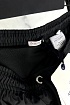 Мужские чёрные шорты Moncler logo-patch
