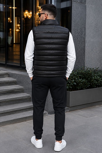 Мужской чёрный жилет Philipp Plein   
